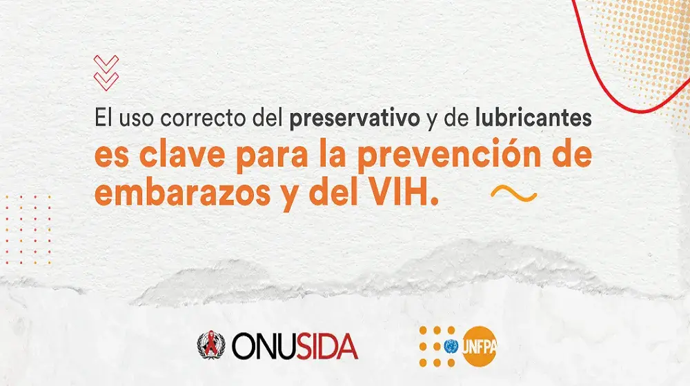 La prevención de embarazos y del VIH también es con lubricante