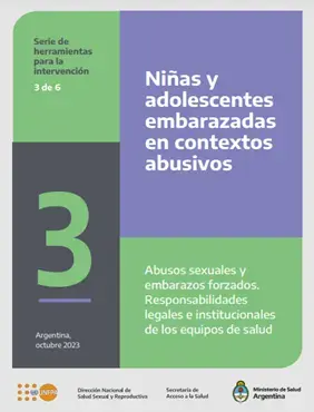 Niñas y adolescentes y embarazadas en contextos abusivos. Responsabilidades legales e institucionales de los equipos de salud. Herramienta 3 de 6