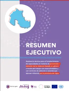 Asistencia técnica para el fortalecimiento de capacidades en materia de prevención / atención de la violencia basada en género a través del trabajo con masculinidades y con servicios de atención a varones que ejercen violencia, en la provincia de Jujuy
