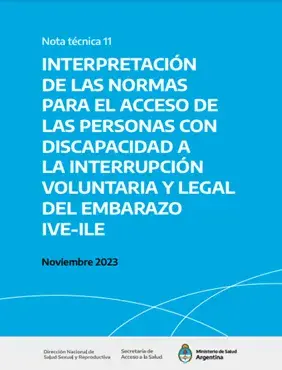 Interpretación de las normas para el acceso de las personas con discapacidad a la interrupción voluntaria y legal del embarazo IVE-ILE