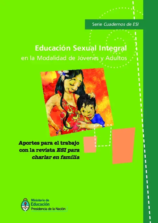 Educación Sexual Integral en la modalidad de jóvenes y adultos 