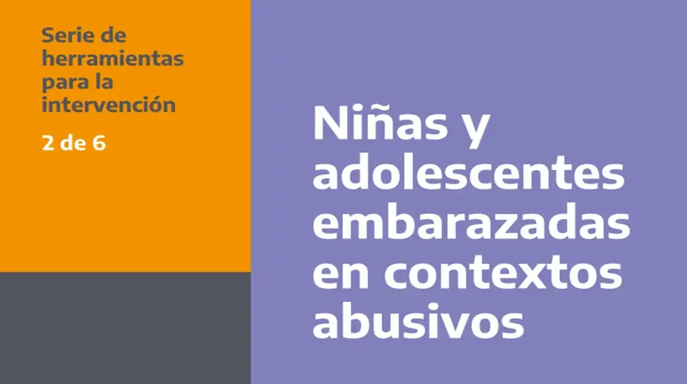 Niñas y adolescentes y embarazadas en contextos abusivos. Circuito de intervención Herramienta 2 de 6